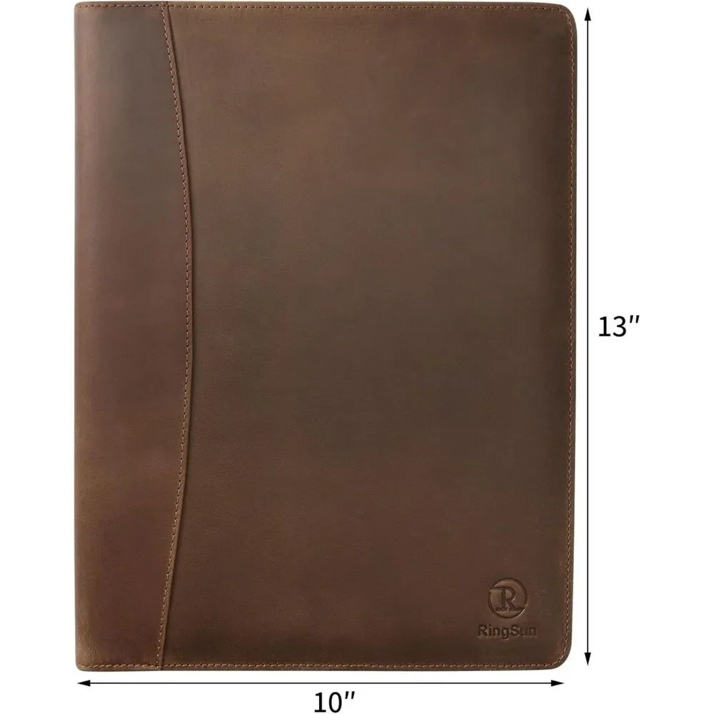 Genuine Leather Portfolio Organizer, Padfolio Business